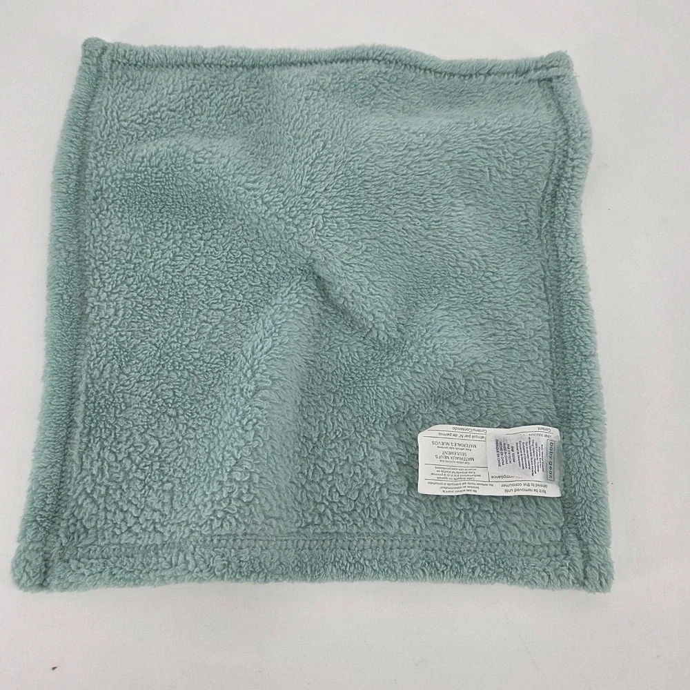 Baby Gear Sage Green Sherpa Moon Security Blanket Lovey Celestial Plush Toy